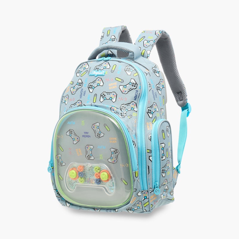 Skylar Gamer Print Backpack for Kids - Image 2